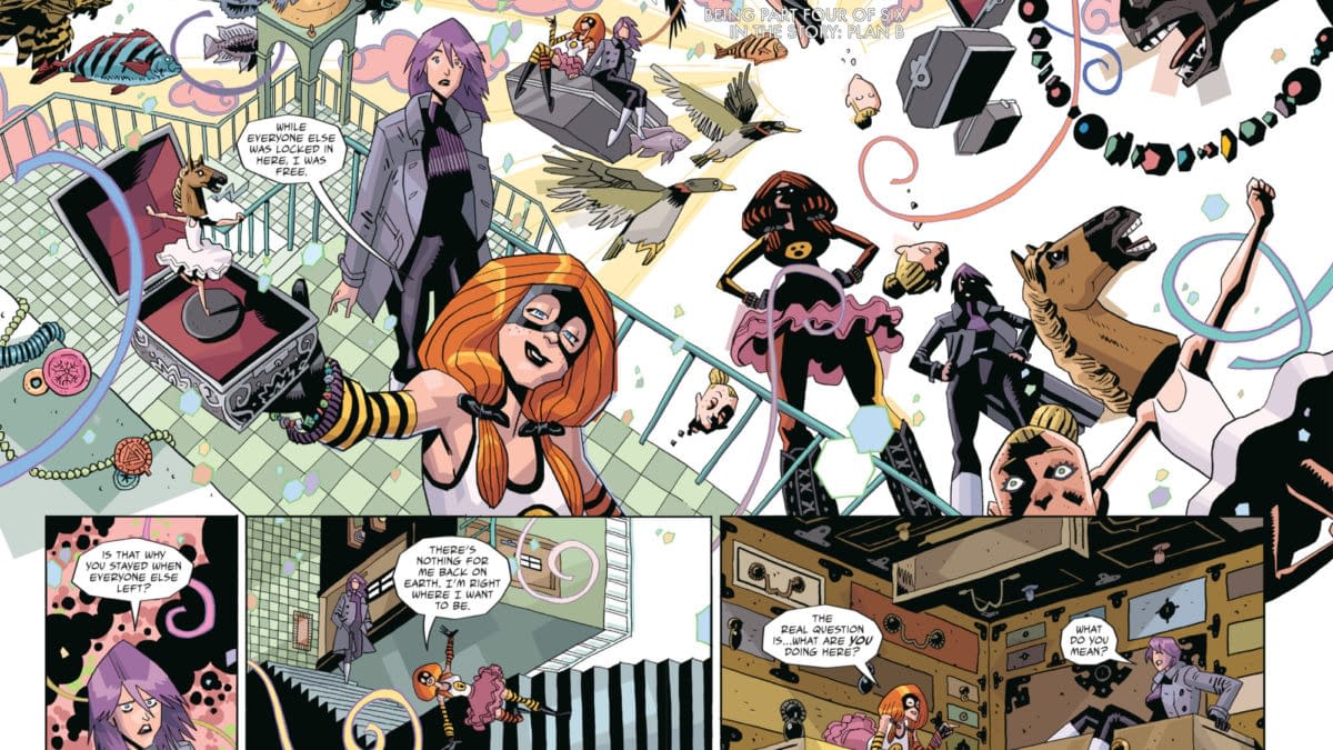 Interior preview page from THE UMBRELLA ACADEMY: PLAN B #4 NATE PIEKOS COVER