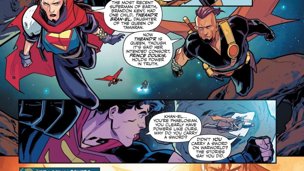 Interior preview page from Adventures of Superman: Book of El #8