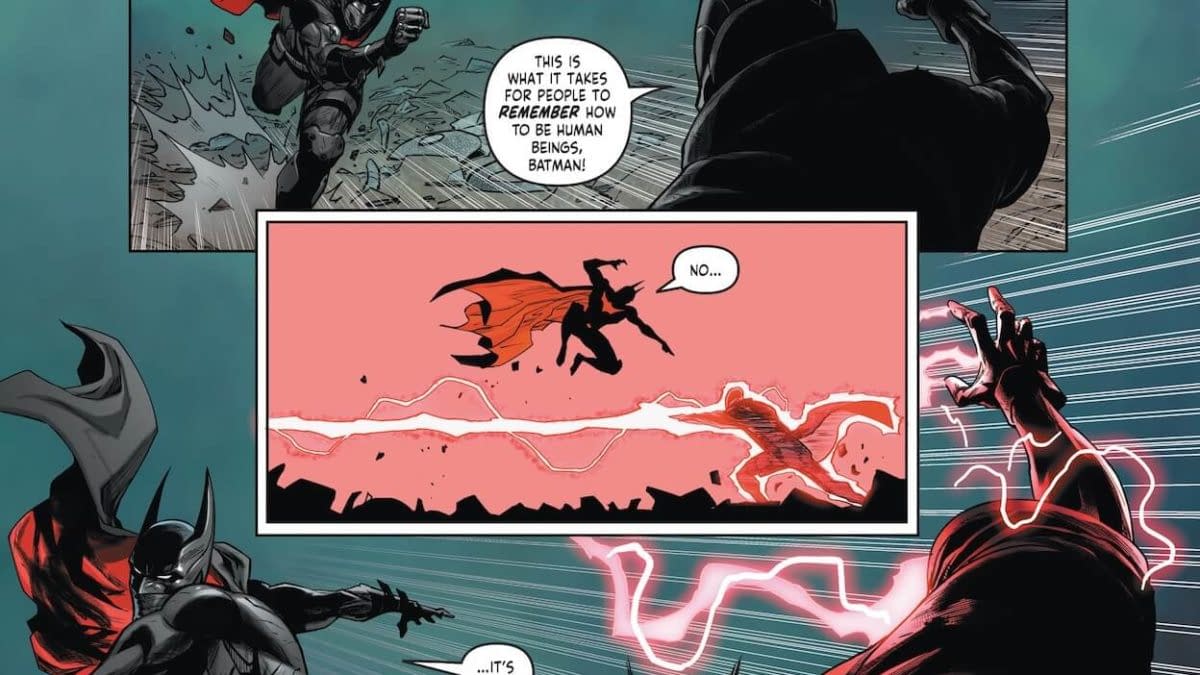 Interior preview page from Batman/Static: Beyond #6