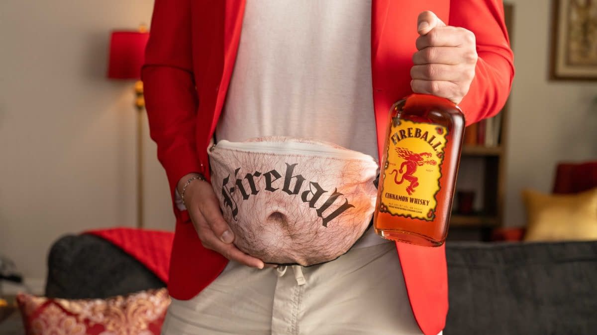 Fireball Cinnamon Whisky Unveils Dad Bod Whisky Fanny Pack
