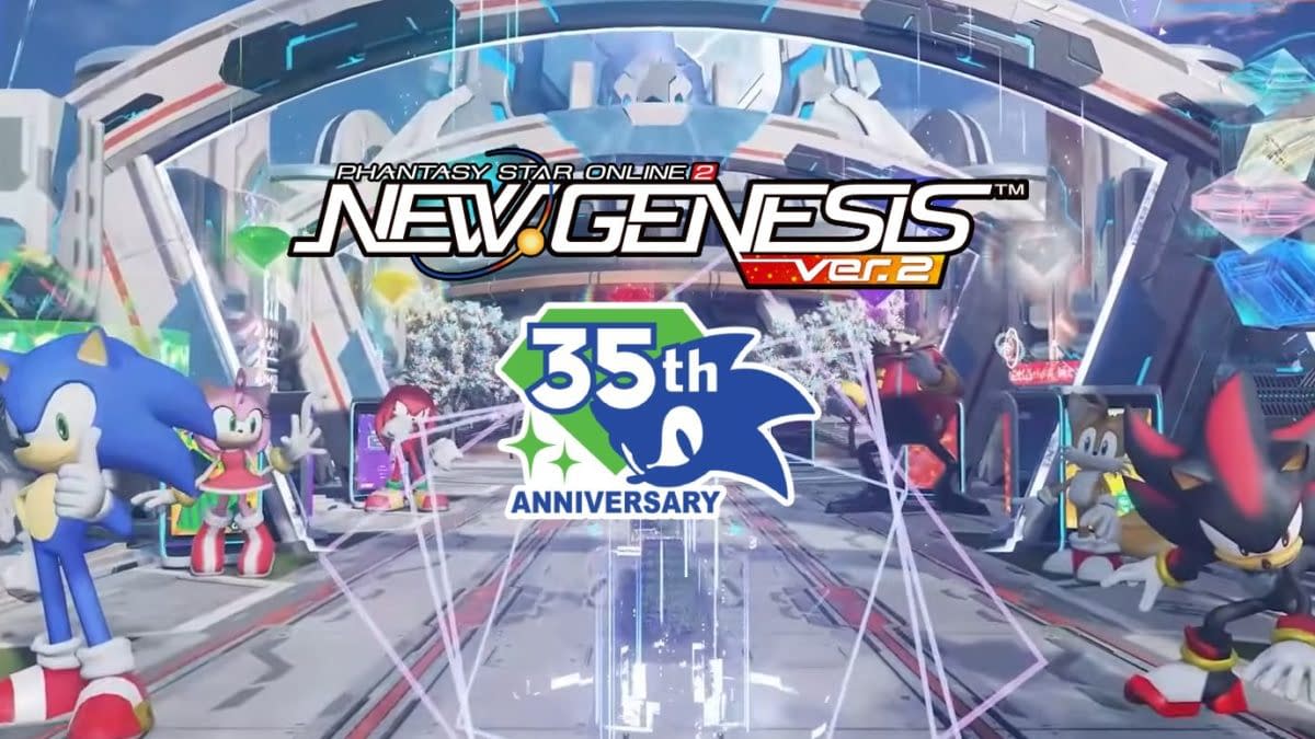 Phantasy Star Online 2 New Genesis Celebrates Sonic's 35th Anniversary