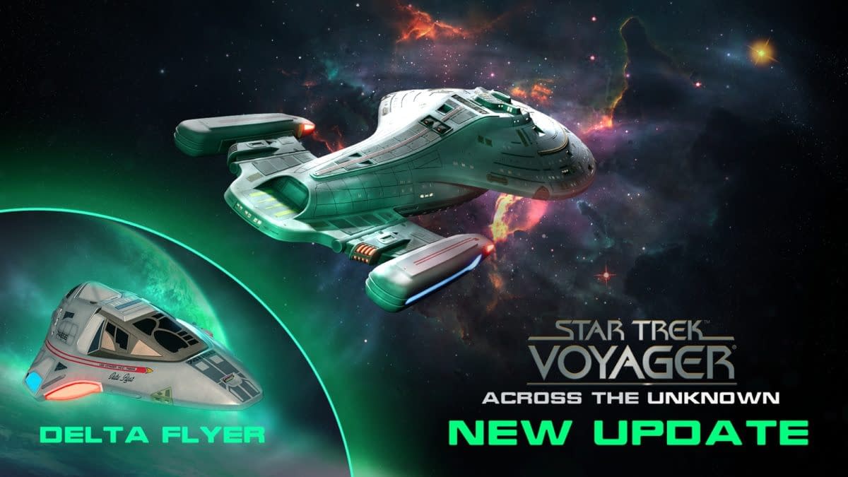 Star Trek: Voyager - Across the Unknown Adds The Delta Flyer