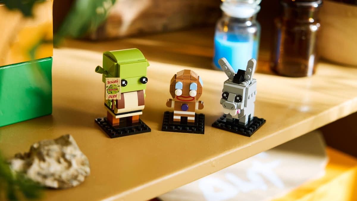 New LEGO BrickHeadz Shrek, Donkey & Gingy Set Revealed