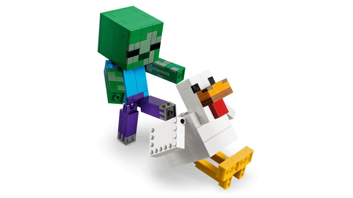 The Infamous Minecraft Chicken Jockey Comes to Life with LEGO