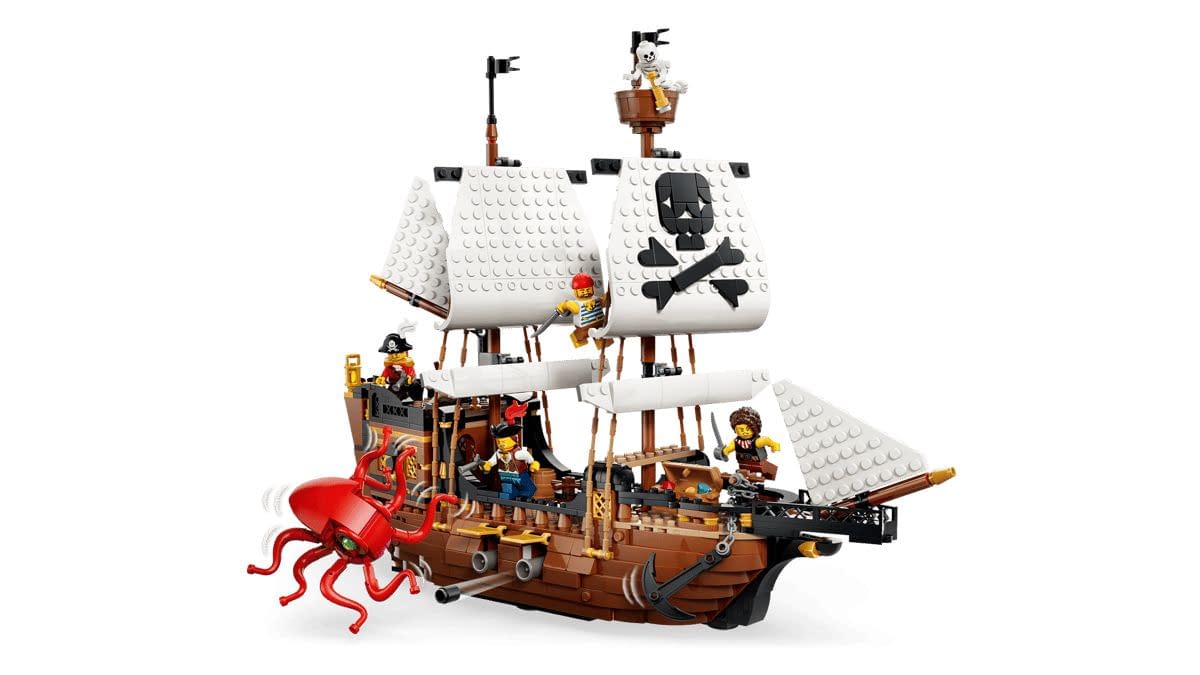 New LEGO Creator 3-in-1 Iconic Pirate Ship Set Sail from LEGO