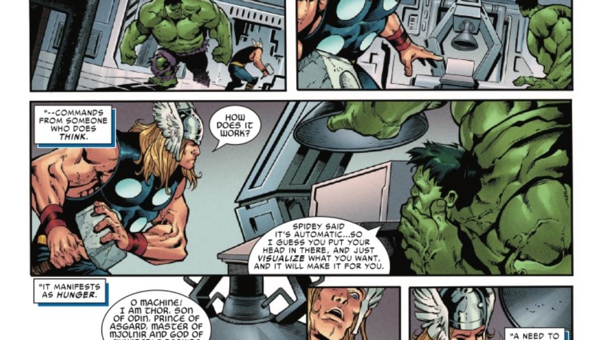Interior preview page from WHAT IF…? THOR #1 LUCAS WERNECK COVER