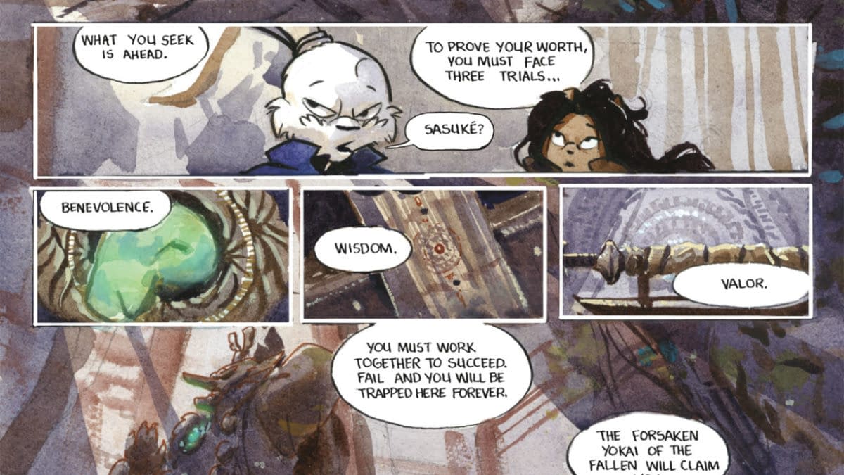 Interior preview page from USAGI YOJIMBO: KAITō '84 #4 JARED CULLUM COVER