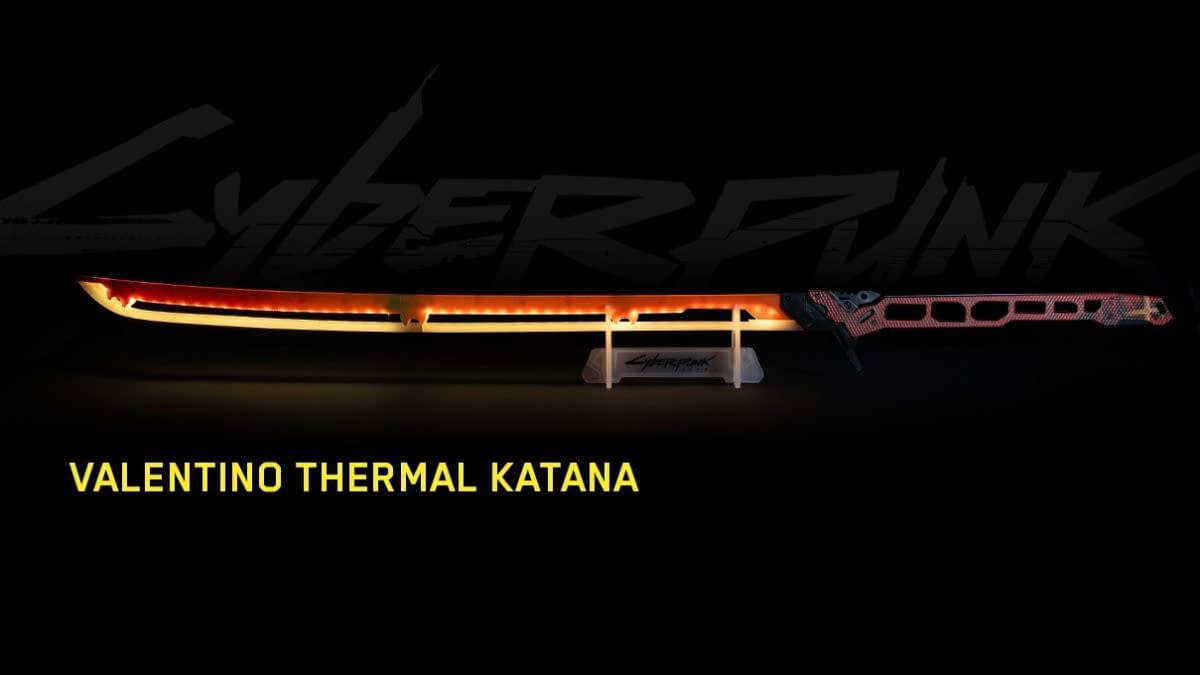 Cyberpunk 2077 Releases Official Valentino Thermal Katana Replica