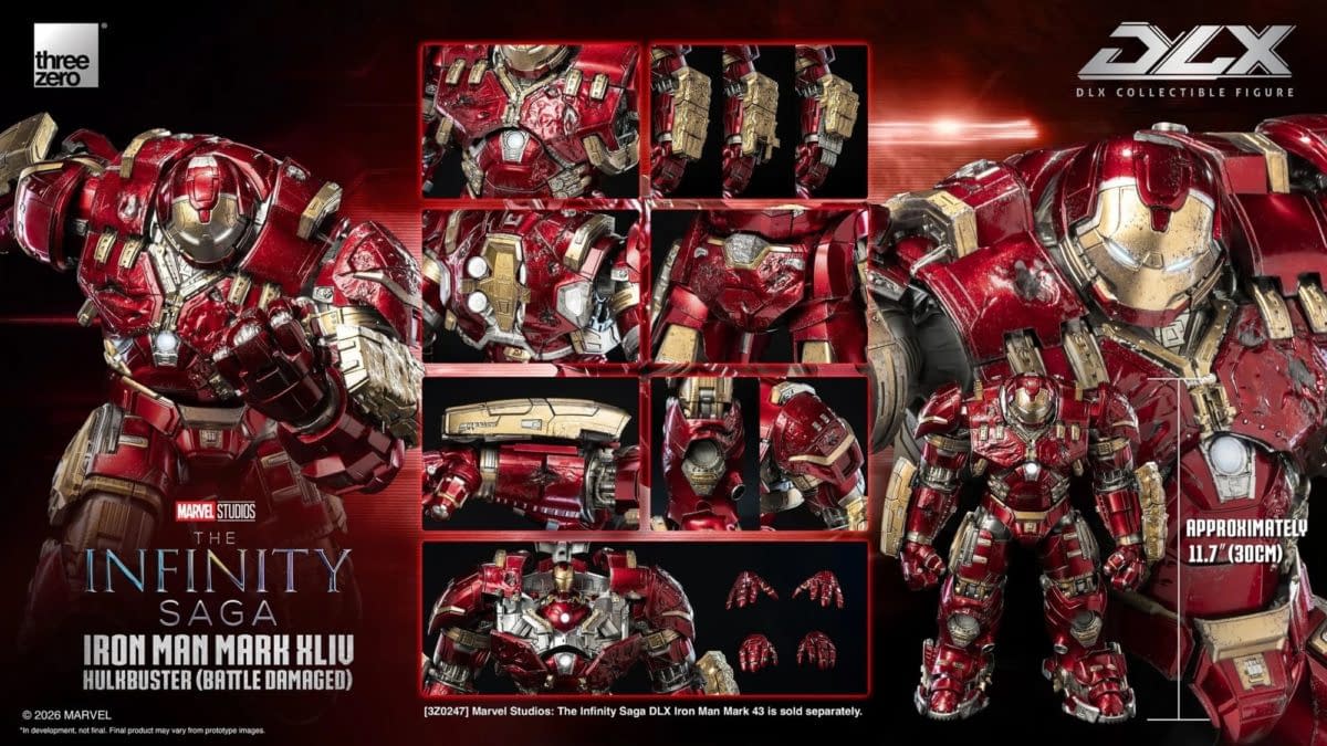 New DLX Iron Man Hulkbuster (Battle Damaged) Arrives from threezero