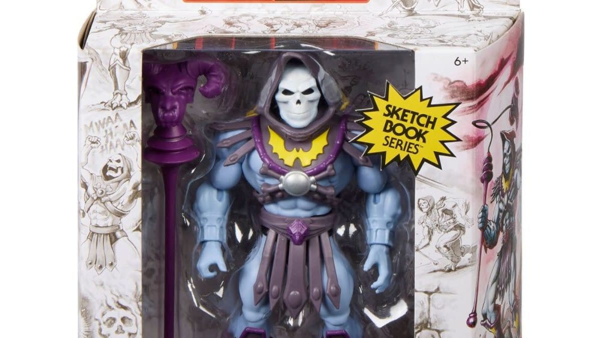 Masters of the Universe Sketchbook Series Skeletor Coming Soon