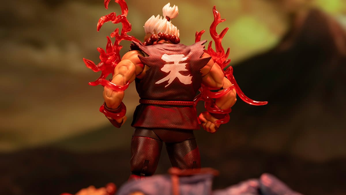 Player 2 Sign In with Jada Toys New Akuma Street Fighter II Figure