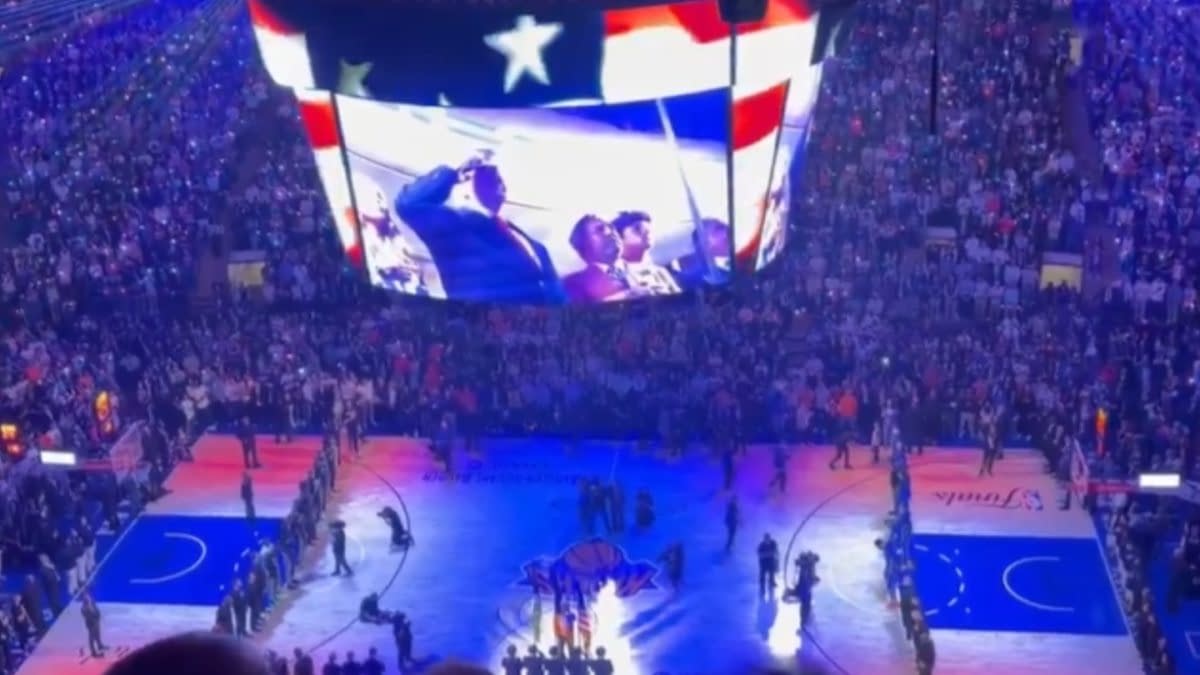 Knicks Fans Rain Down Boos on Trump as MSG "Welcome" to NBA Finals