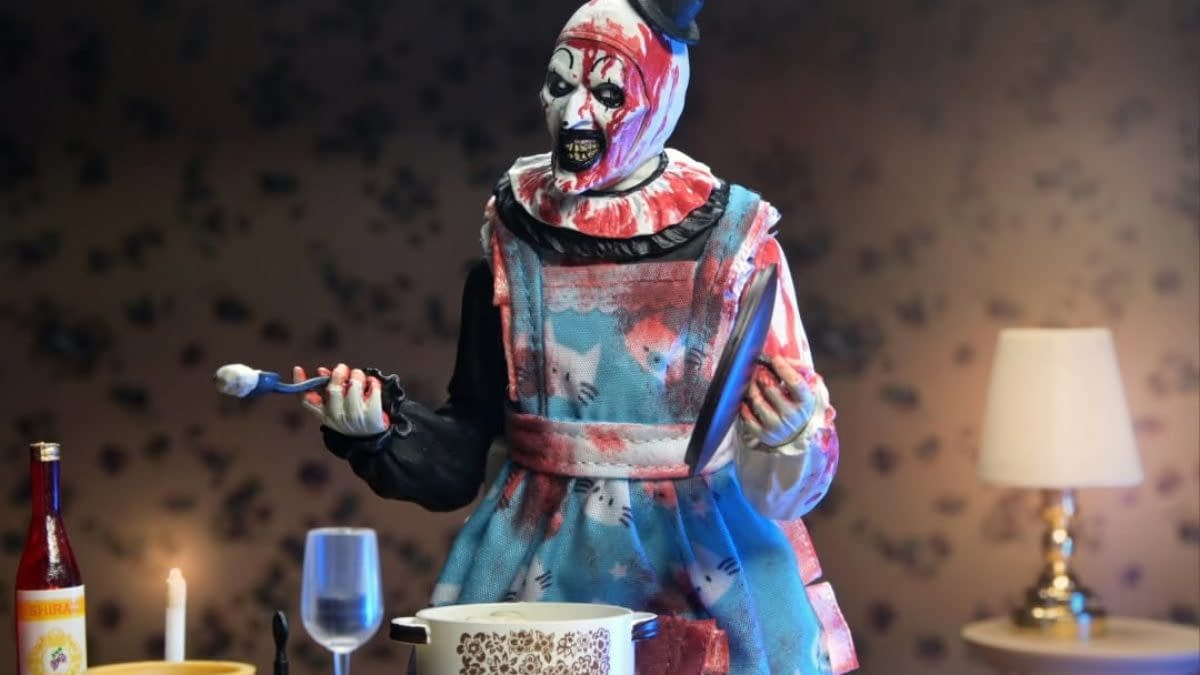 NECA Debuts Ultimate Thanksgiving Art the Clown from Terrifier 2