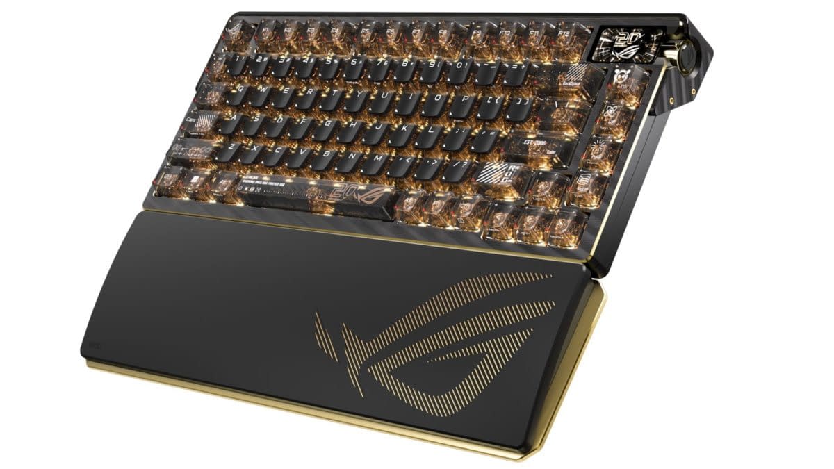 ASUS ROG Reveals Limited-Edition 24-Karat Gold-Accented Peripherals