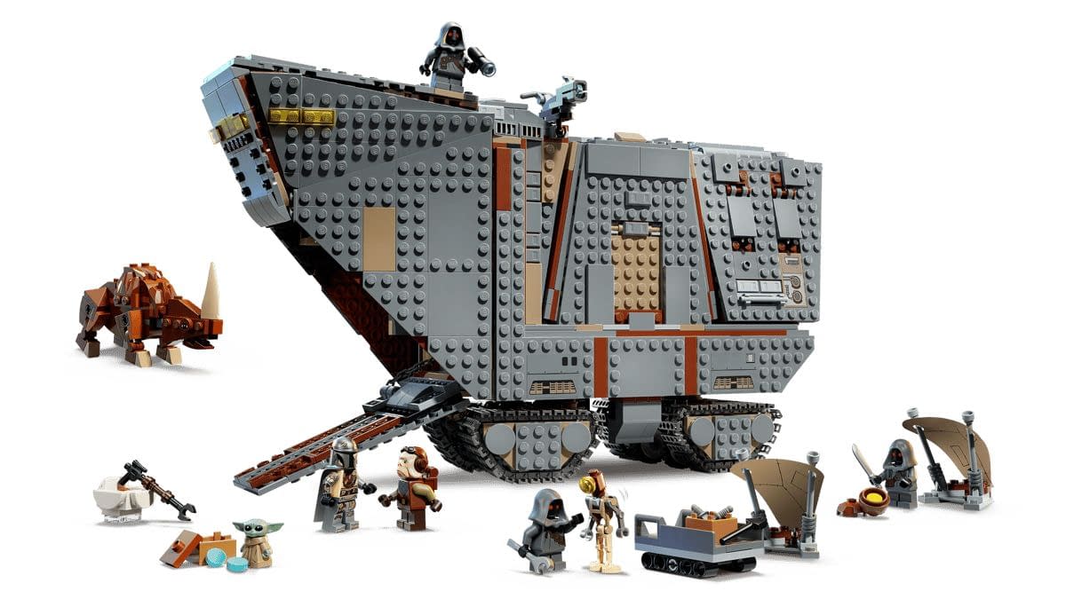 New LEGO Star Wars The Mandalorian Offworld Sandcrawler Set Debuts