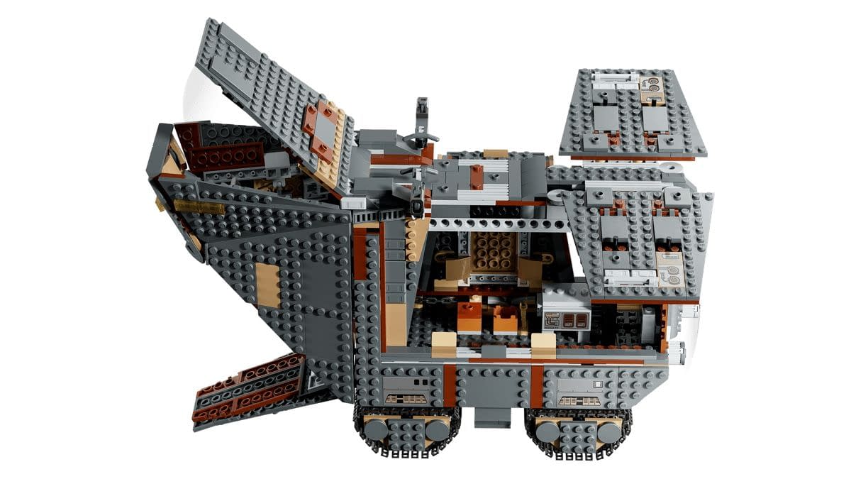 New LEGO Star Wars The Mandalorian Offworld Sandcrawler Set Debuts