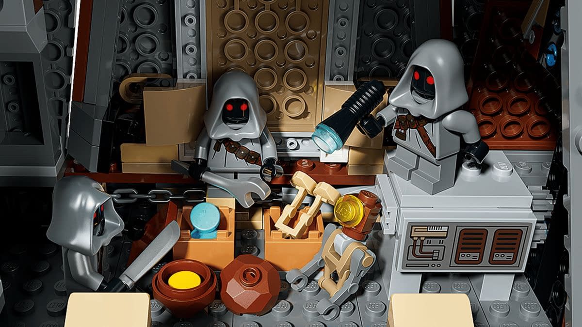 New LEGO Star Wars The Mandalorian Offworld Sandcrawler Set Debuts