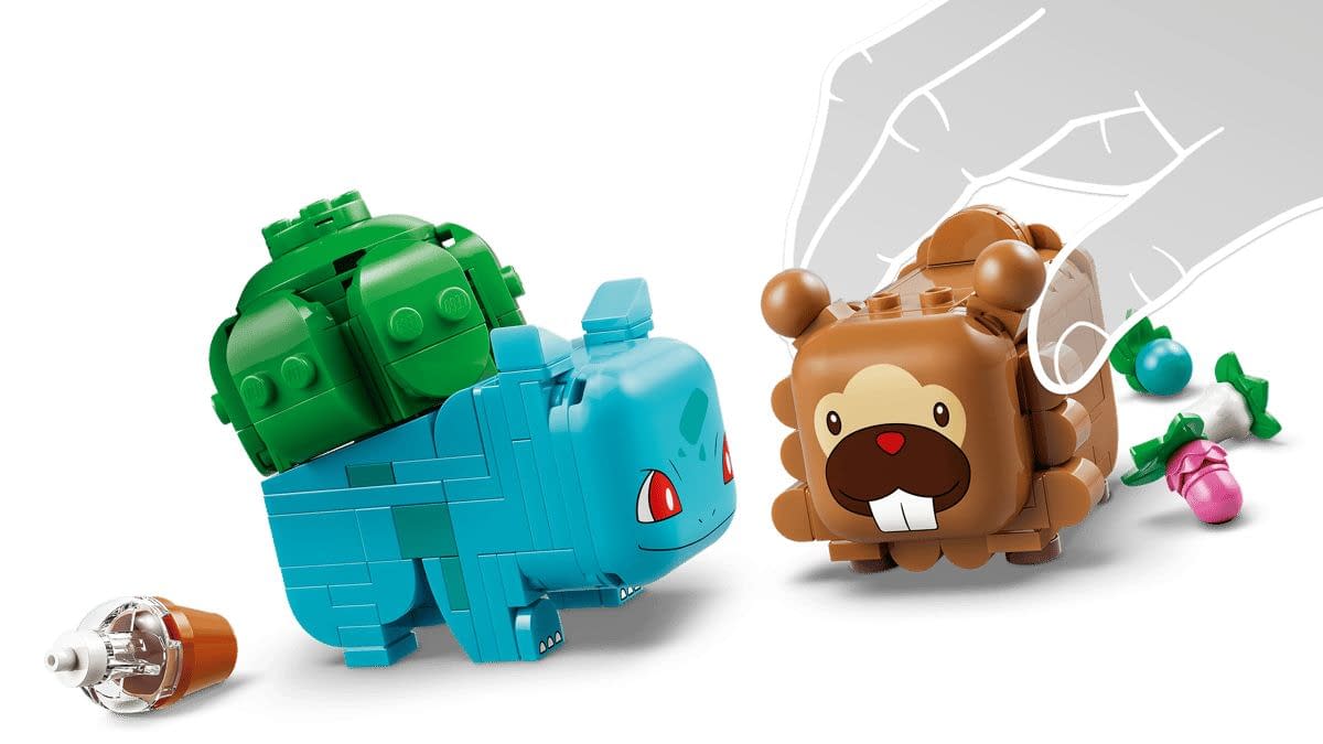It's a Bulbasaur & Bidoof Berry Bash with LEGO Next Pokémon Set