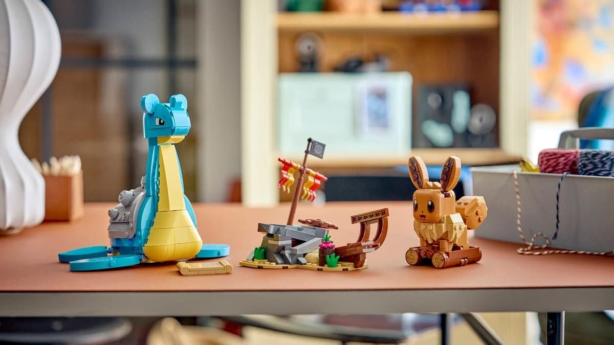 New LEGO Pokémon Eevee and Lapras's Treasure Hunt Set Revealed