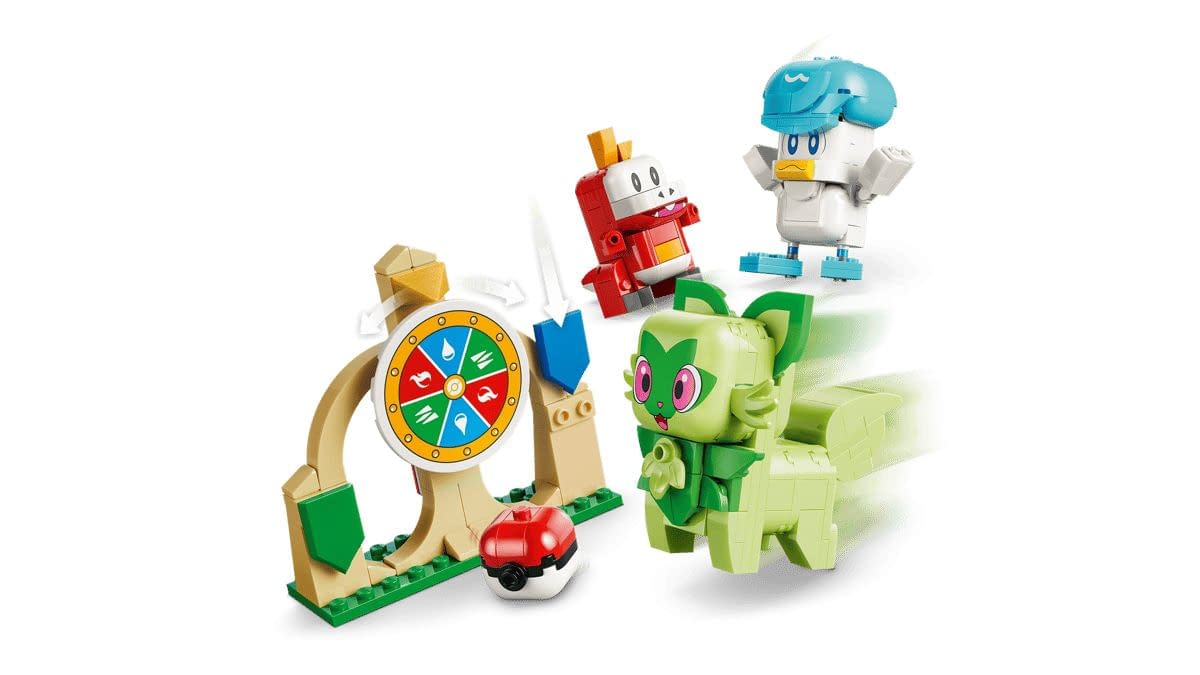New LEGO Pokémon Paldean Starters Figure Set Coming Soon