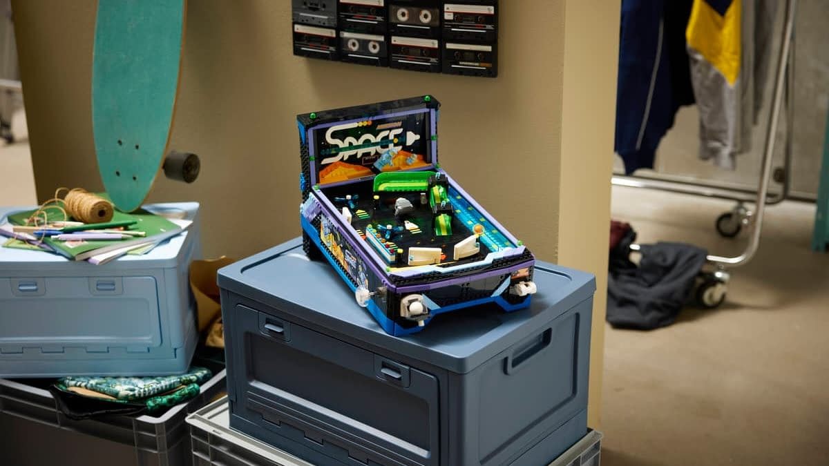 LEGO Rewinds the Clock with New ICONS Arcade Pinball Machine Set