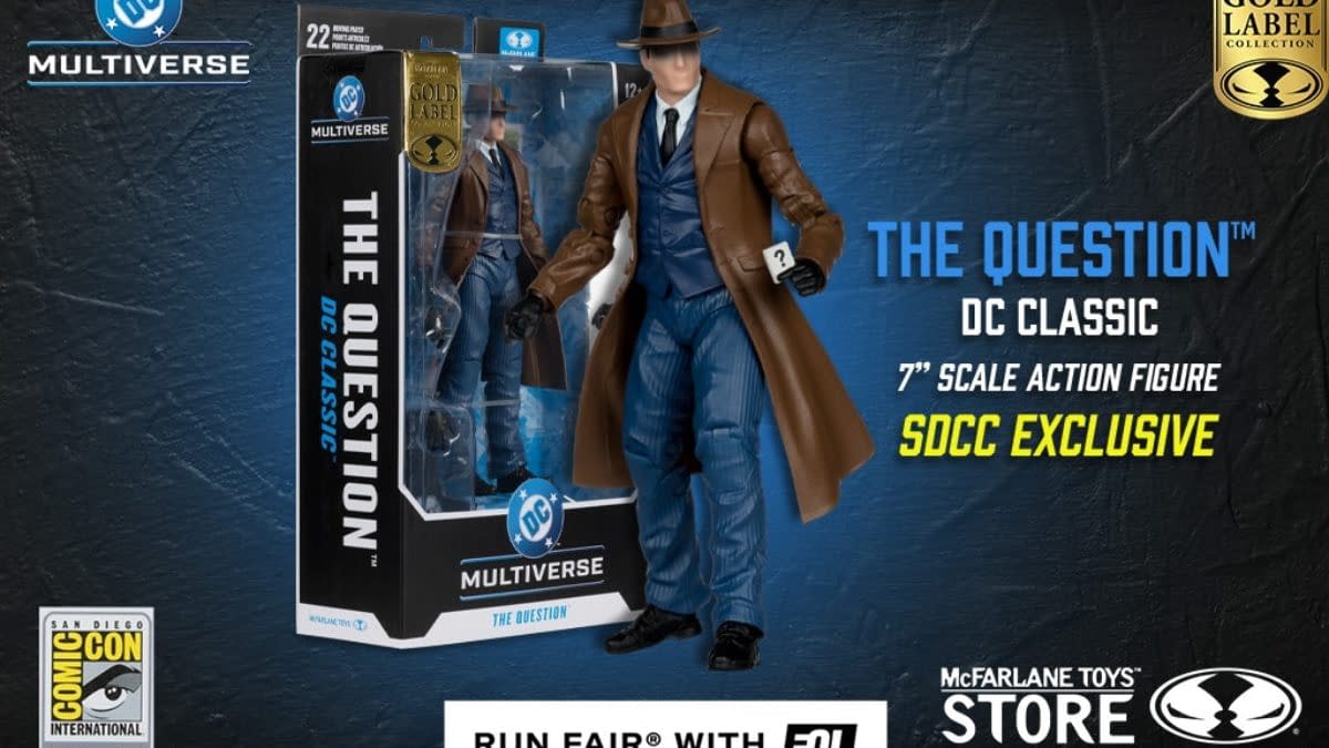DC Comics Classic The Question Arrives at SDCC from McFarlane
