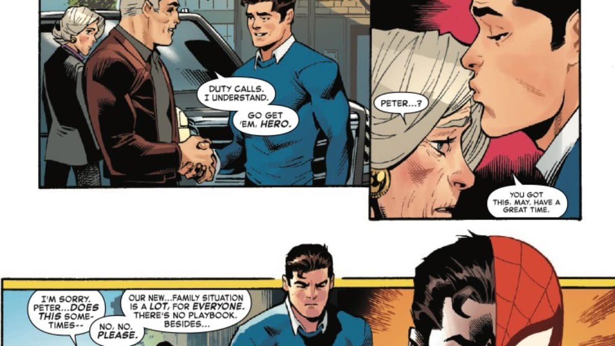 Interior preview page from AMAZING SPIDER-MAN #33 ED MCGUINNESS COVER