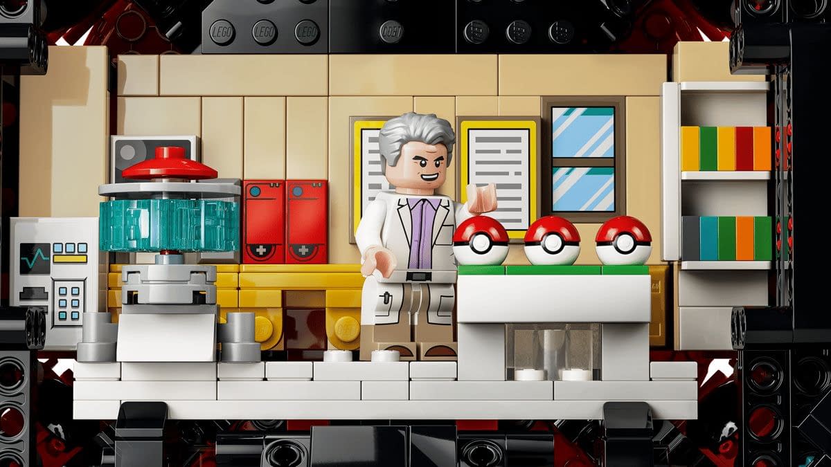 Professor Oak and Red Arrive with LEGO's New Pokémon Pokéball Set