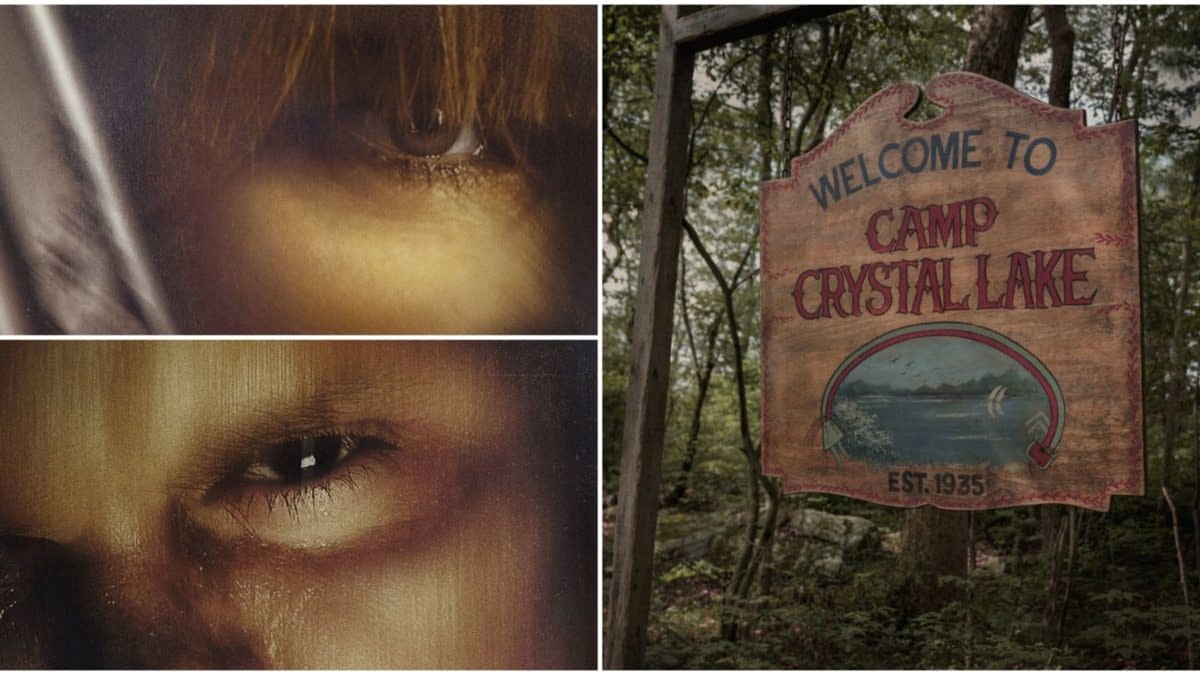 Crystal Lake Character Posters Spotlight Pam Voorhees, Young Jason
