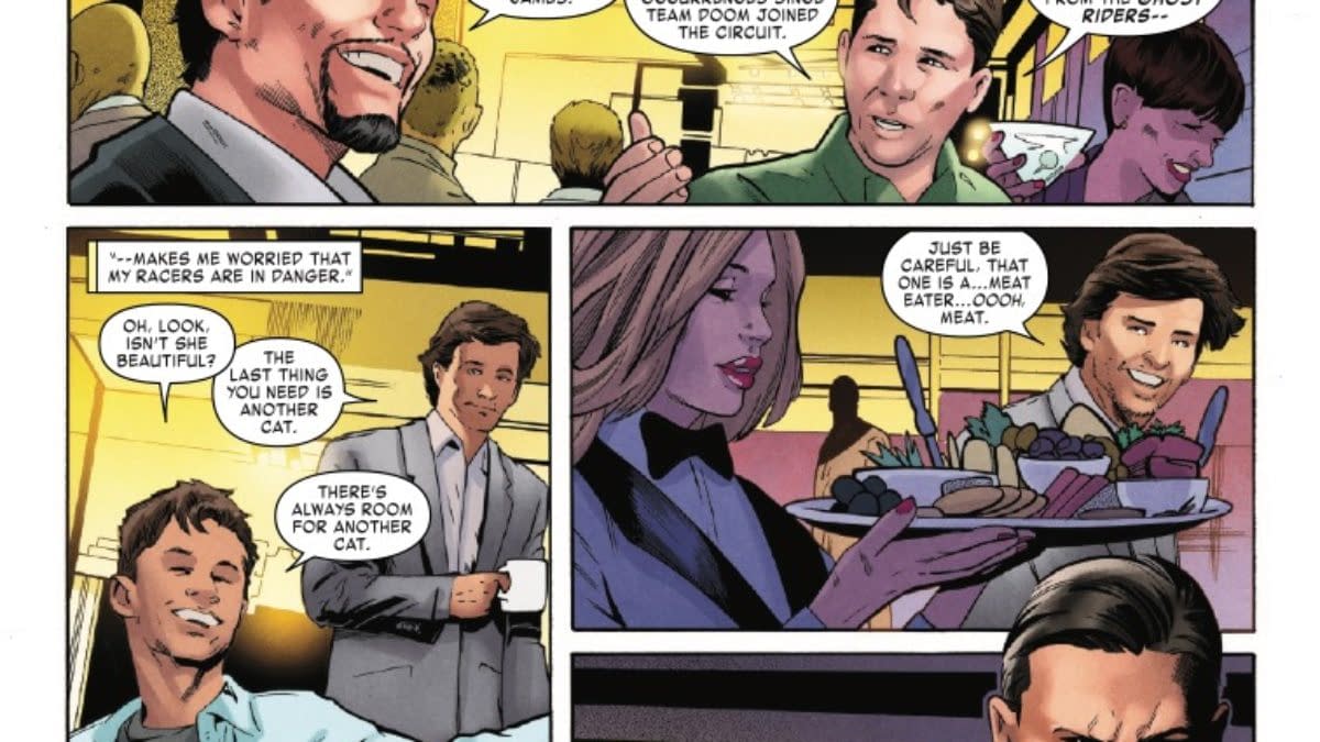 Interior preview page from IRON MAN: RACING TOWARDS DOOM #1 PHIL NOTO COVER