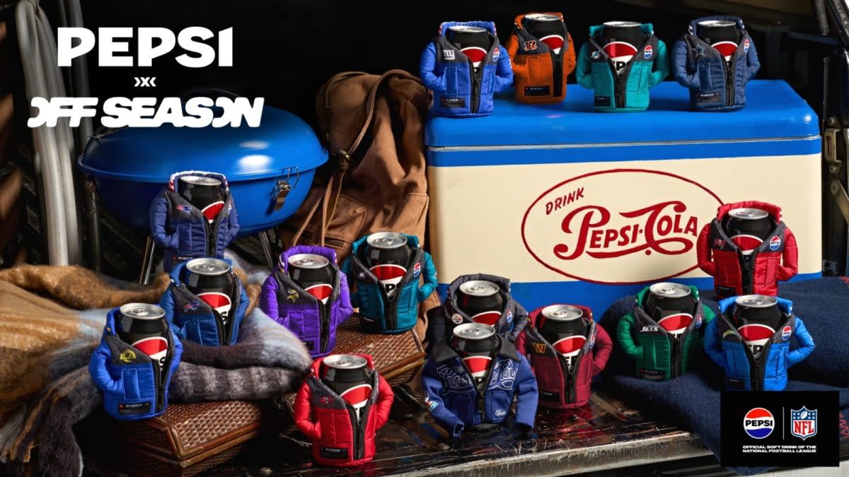 Pepsi & Off Season Create Several NFL Can-Sized Puffer Down Coats