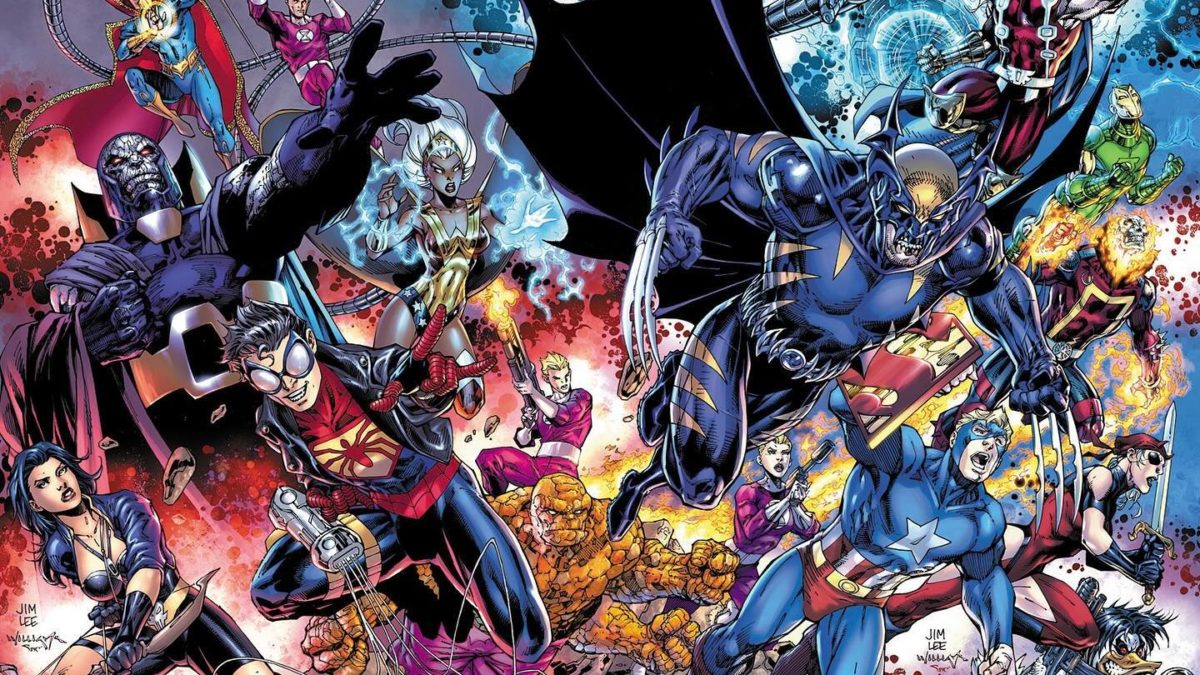 Jim Lee Posts His Art For DC Vs Marvel & Amalgam Omnibus Covers