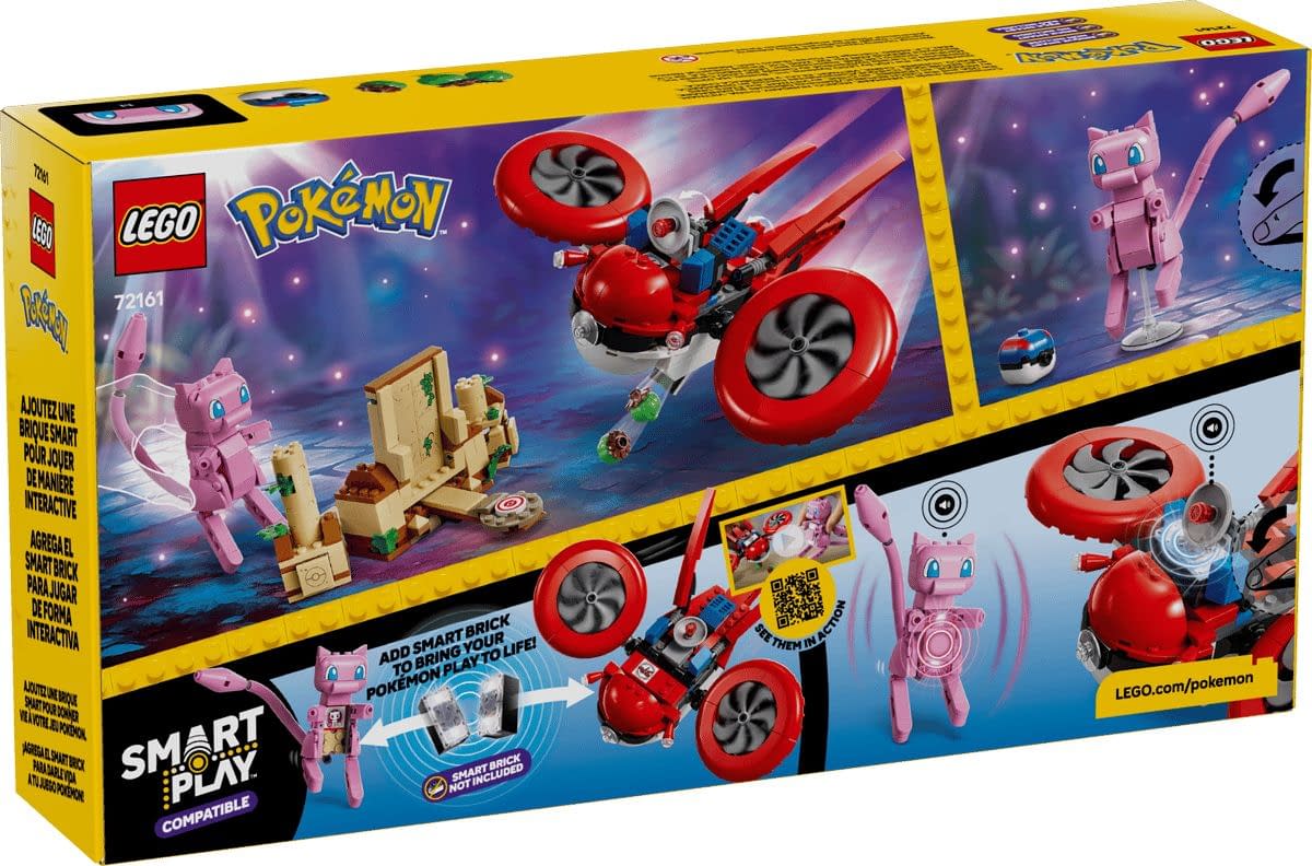 The Mythical Pokémon Mew Arrives with a New LEGO SMART Play Set