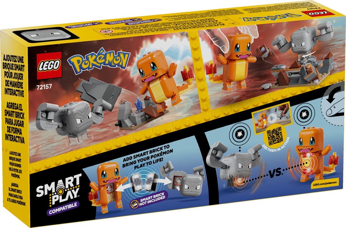 New LEGO Pokémon Charmander and Geodude Set Coming Soon