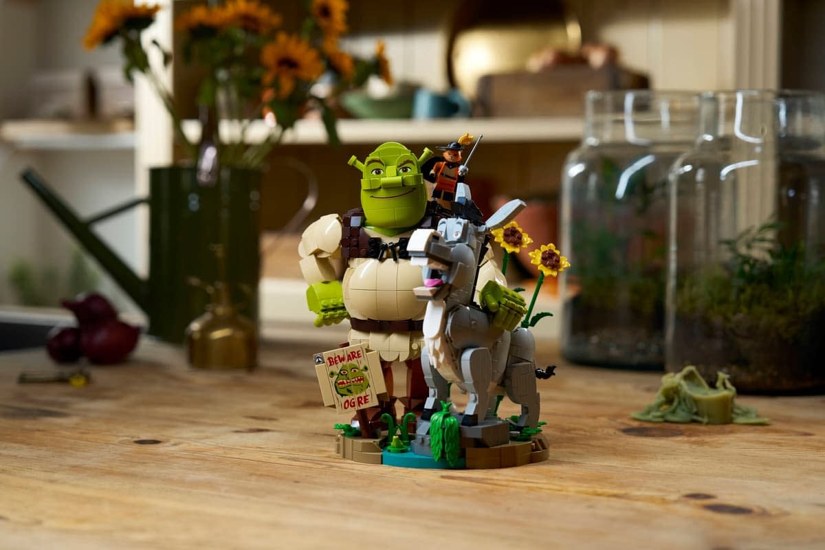 LEGO Steps Into The Swamp with Shrek, Donkey & Puss in Boots
