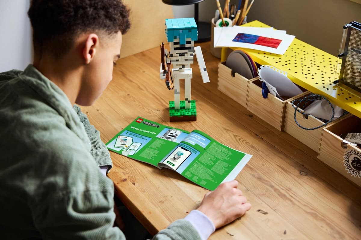 The Skeleton Comes to Life with LEGO's Latest Minecraft Set