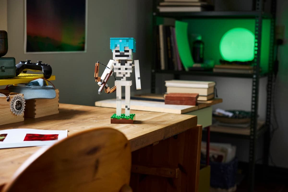 The Skeleton Comes to Life with LEGO's Latest Minecraft Set