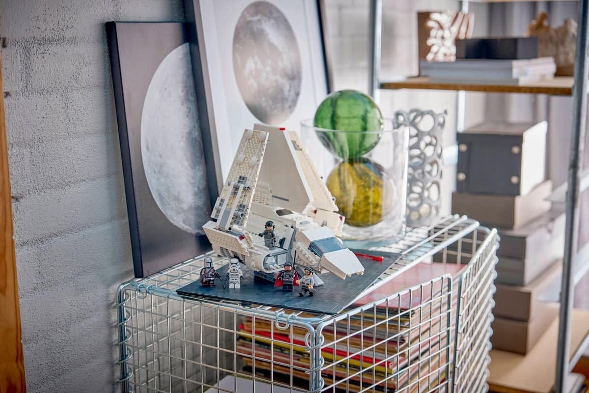 Take Flight with LEGO's The Mandalorian Imperial Lambda-Class Shuttle
