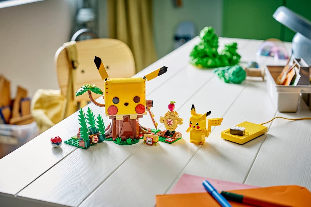 Train with Pikachu with LEGO's New All-in-One Training House Set