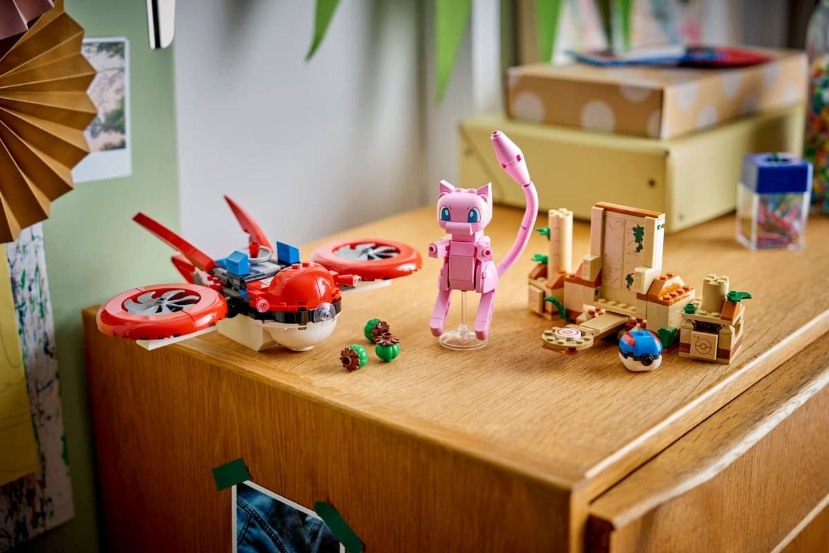 The Mythical Pokémon Mew Arrives with a New LEGO SMART Play Set