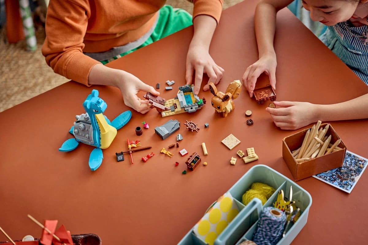 New LEGO Pokémon Eevee and Lapras's Treasure Hunt Set Revealed
