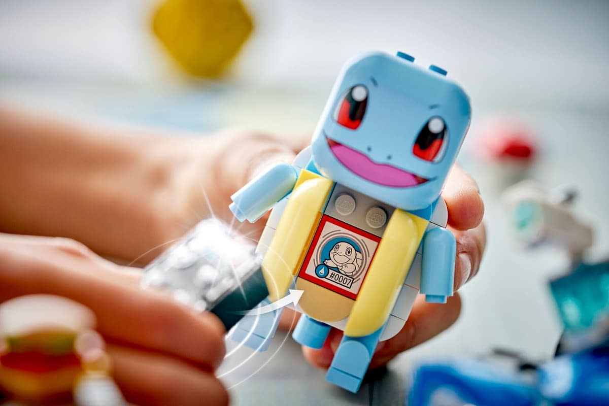 Squirtle Joins LEGO's Newest Collection of Pokémon SMART Play Set