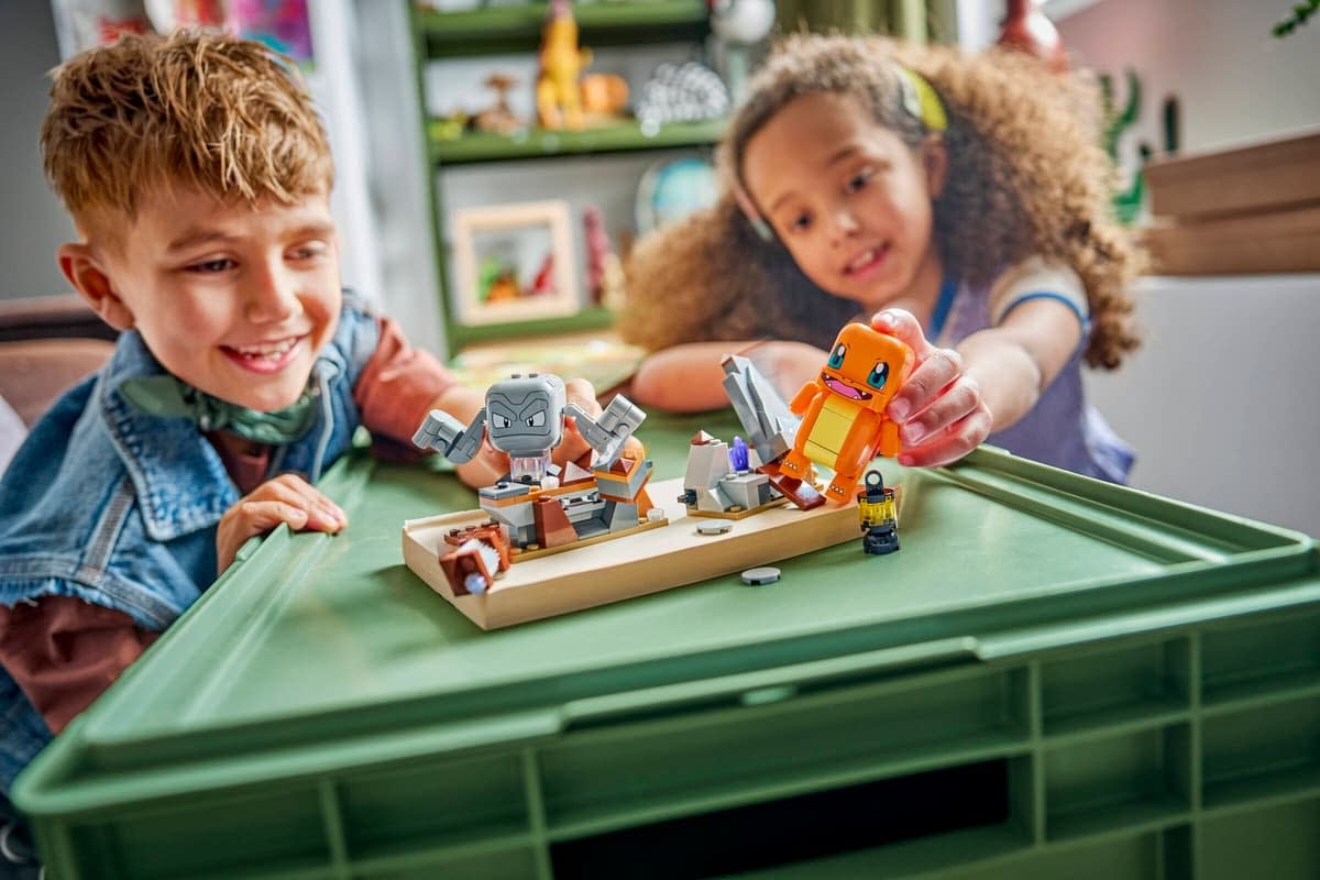 New LEGO Pokémon Charmander and Geodude Set Coming Soon