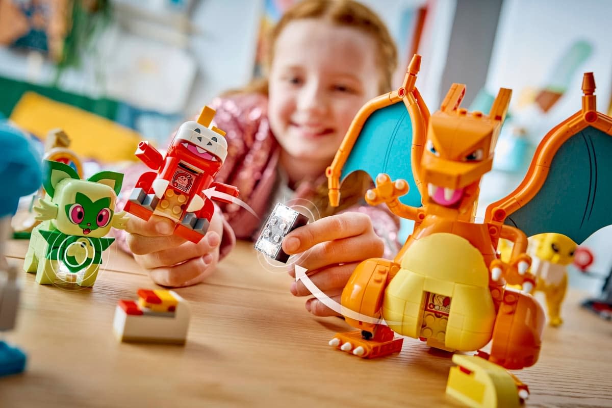 New LEGO Pokémon Paldean Starters Figure Set Coming Soon