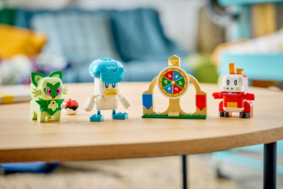 New LEGO Pokémon Paldean Starters Figure Set Coming Soon
