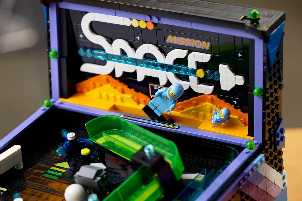 LEGO Rewinds the Clock with New ICONS Arcade Pinball Machine Set