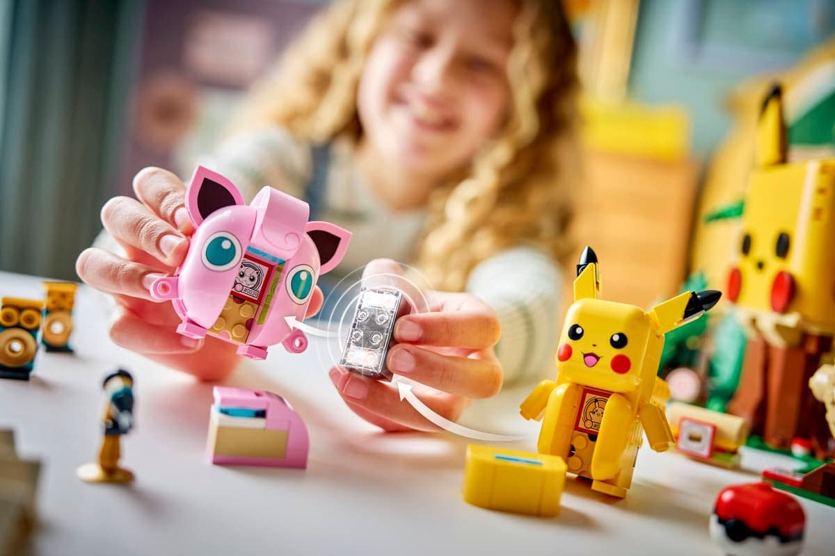 Jigglypuff Puts on a Concert with New LEGO Pokémon SMART Play Set