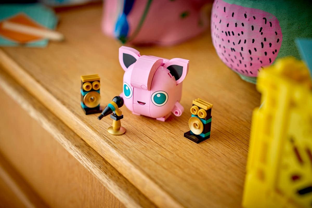 Jigglypuff Puts on a Concert with New LEGO Pokémon SMART Play Set