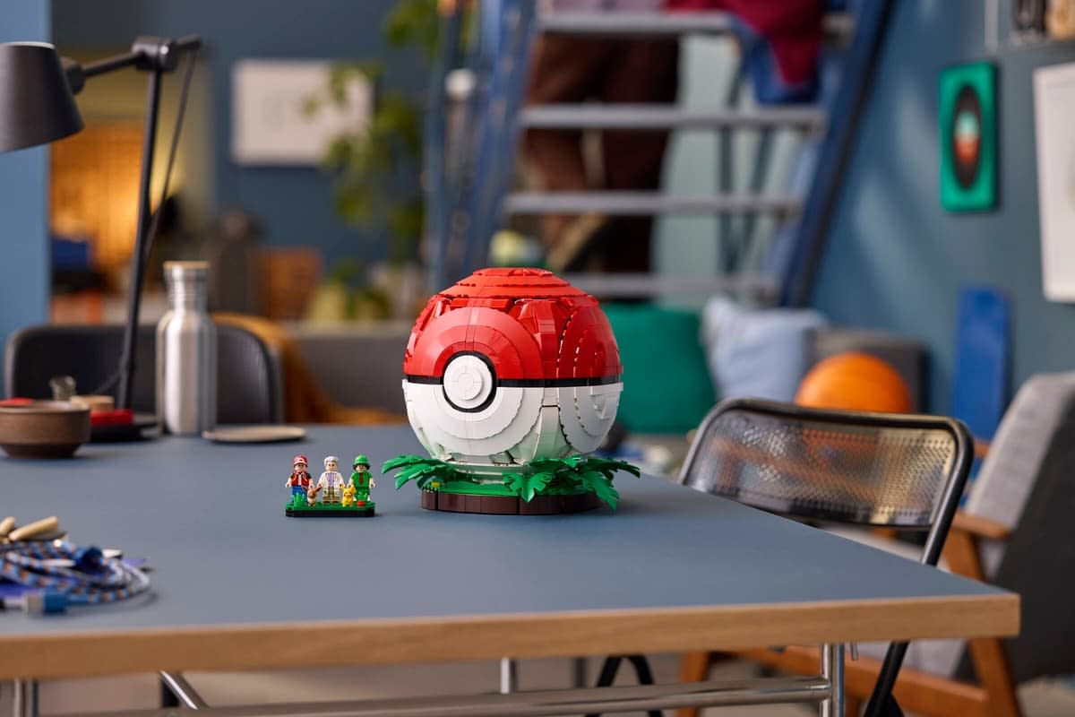 Professor Oak and Red Arrive with LEGO's New Pokémon Pokéball Set