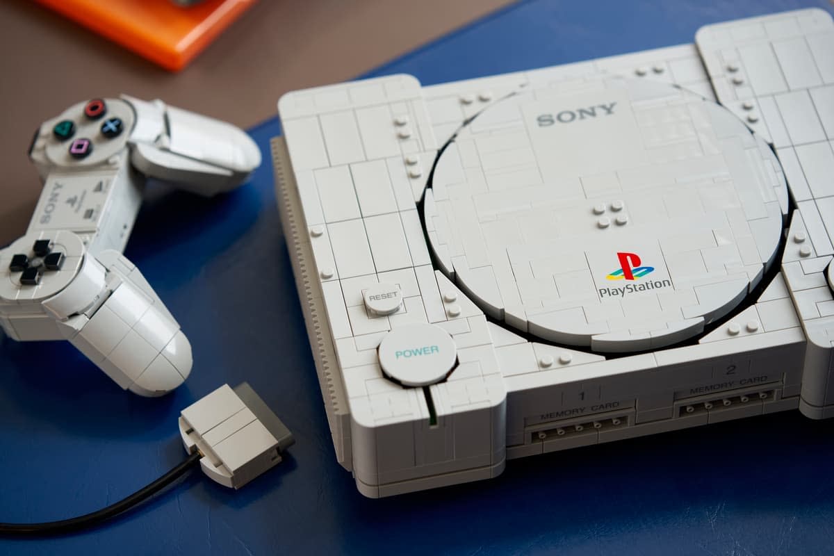 Build Video Game Nostalgia with LEGO New PlayStation One Replica Set